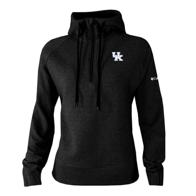  Kentucky Wildcats Columbia Women's Swingcraft Fleece Hoodie - Black