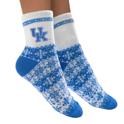 Kentucky Wildcats ZooZatz Women's Fuzzy Holiday Crew Socks