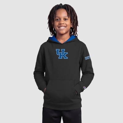  Kentucky Wildcats Champion Youth Fleece Hoodie - Black
