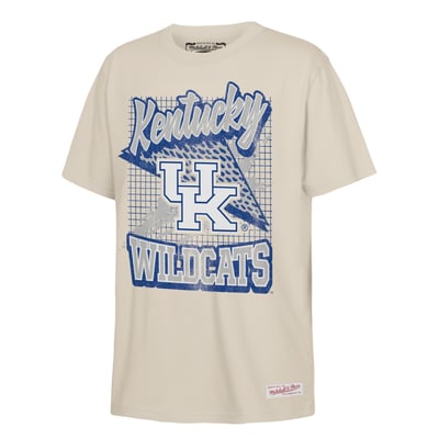 Kentucky Wildcats Mitchell & Ness Youth Collegiate T-Shirt - Natural
