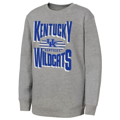 Kentucky Wildcats Outerstuff Youth Jet Stream Sweatshirt - Gray