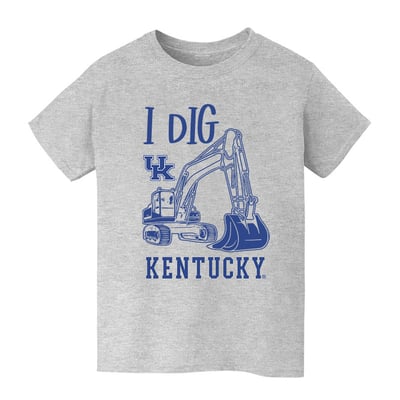 Kentucky Wildcats Vive La Fete Youth Excavator T-Shirt - Gray