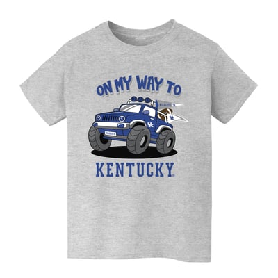 Kentucky Wildcats Vive La Fete Youth On My Way T-Shirt - Gray