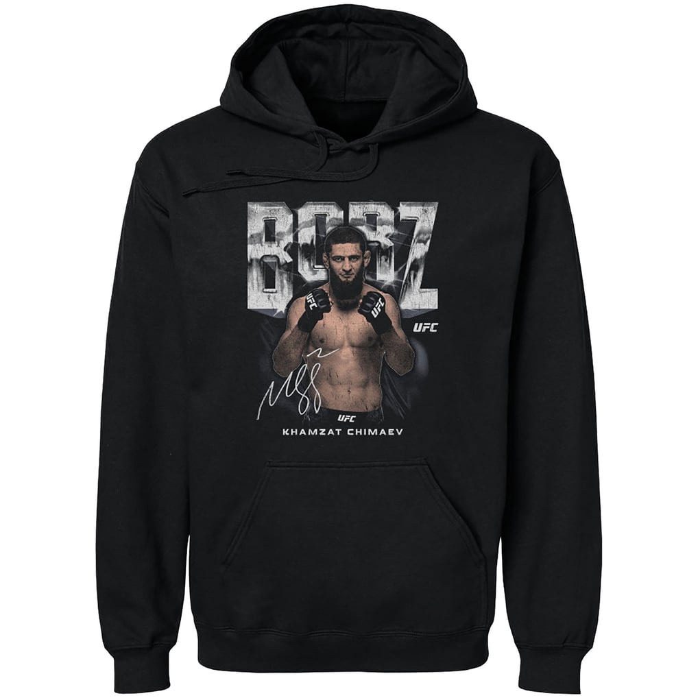  Khamzat Chimaev 500 Level "Borz" Pullover Hoodie - Black