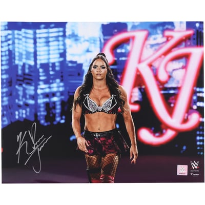 Kiana James WWE Autographed Fanatics Authentic 16" x 20" Horizontal Entrance Photograph