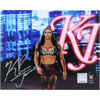 Kiana James WWE Autographed Fanatics Authentic 8" x 10" Horizontal Entrance Photograph