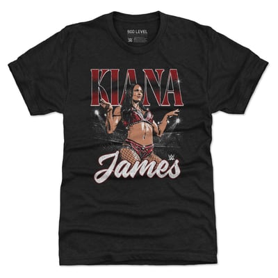 Kiana James 500 Level Pose Premium Tri-Blend T-Shirt - Black