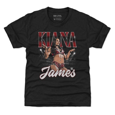 Kiana James 500 Level Youth Pose T-Shirt - Black