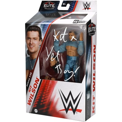 Kit Wilson Autographed Mattel Elite Collection Series 110 Action Figure with "Yes Boy!" Inscription