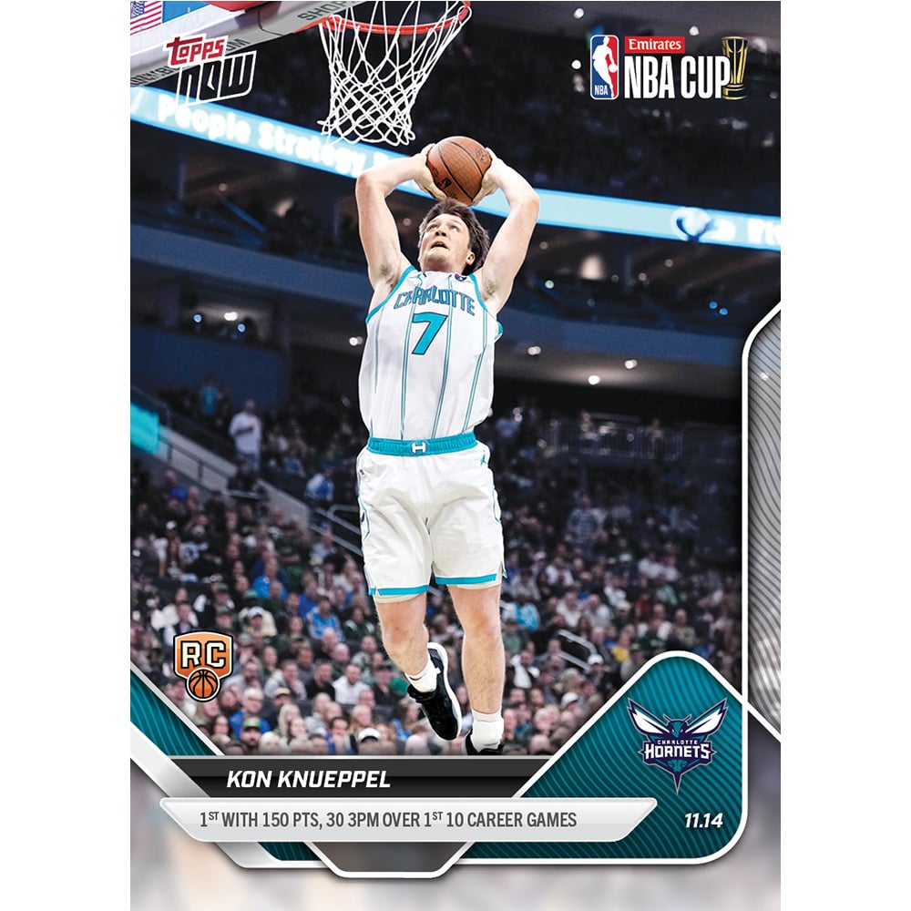 Kon Knueppel - 2025-26 NBA Topps NOW® - Card 52