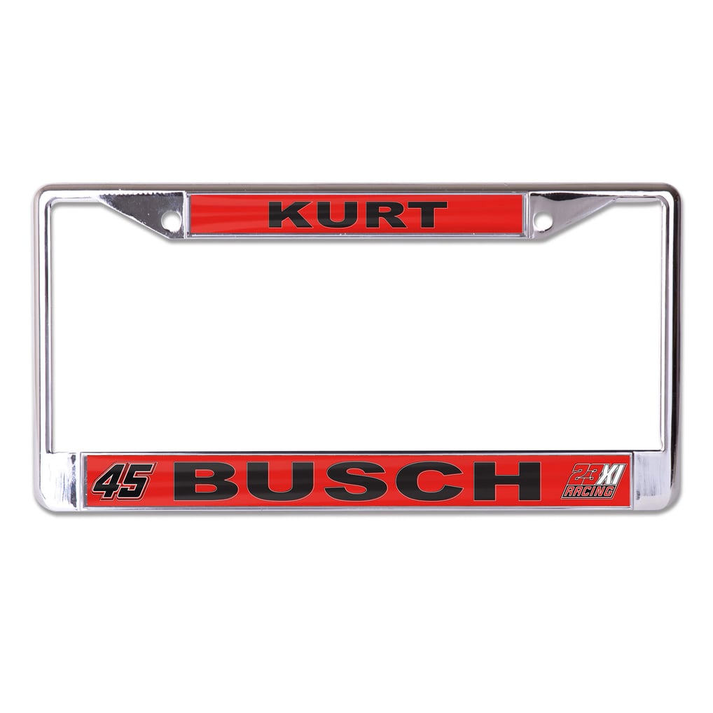 Kurt Busch WinCraft Inlaid Team License Plate Frame