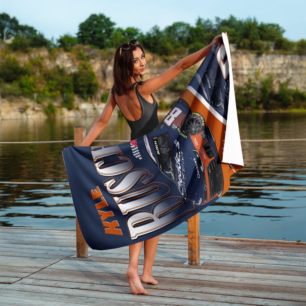 Kyle Busch The Northwest Group Reflection 35" x 60" Waffle Weave Beach Towel