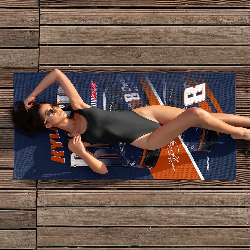 Kyle Busch The Northwest Group Reflection 35" x 60" Waffle Weave Beach Towel