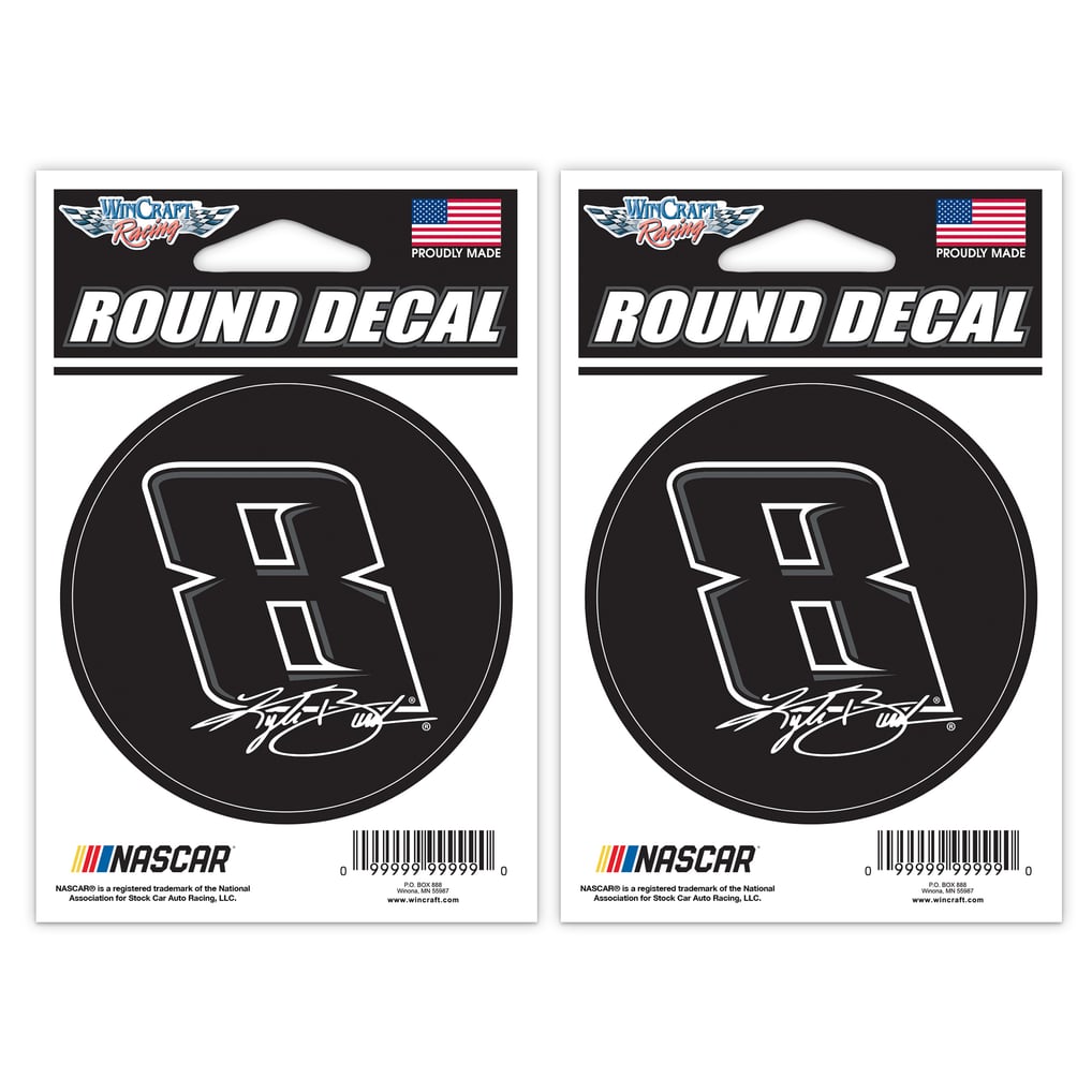 Kyle Busch WinCraft 3" Round Decal Two-Pack
