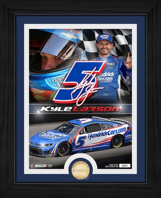 Highland Mint Kyle Larson Bronze Coin Photo Mint
