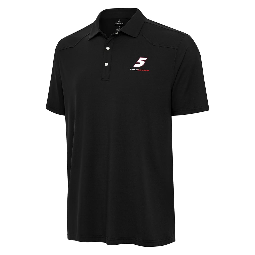 Kyle Larson Antigua Western Polo - Black