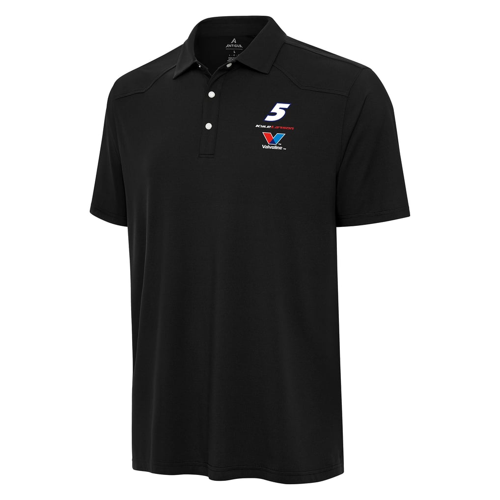 Kyle Larson Antigua Western Polo - Black