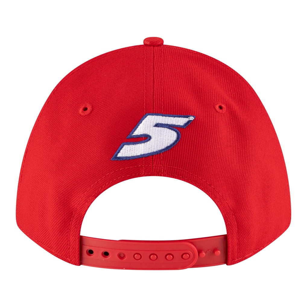 Kyle Larson New Era Valvoline 9FORTY M-Crown Adjustable Hat - Red