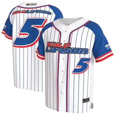 Kyle Larson ProSphere Unisex Baseball Fashion Jersey - White