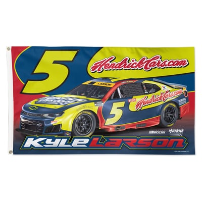 Kyle Larson WinCraft Hendrick's Tribute 3' x 5' One-Sided Deluxe Flag