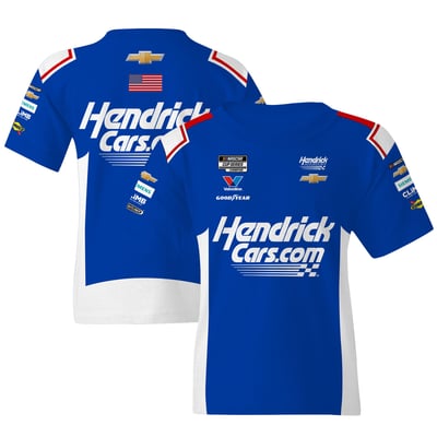  Kyle Larson Hendrick Motorsports Team Collection Youth HendrickCars.com Uniform T-Shirt - Blue