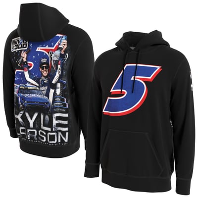 Kyle Larson ProSphere Youth 2026 Enjoy Illinois 300 Race Winner Hoodie - Black