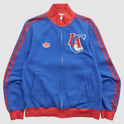 LA Clippers Adidas 2000s Full Zip Jacket - Blue - M by Fanatics Real Vintage
