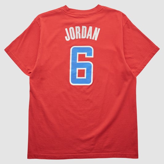 LA Clippers Adidas 2010s T-shirt - Red - M by Fanatics Real Vintage