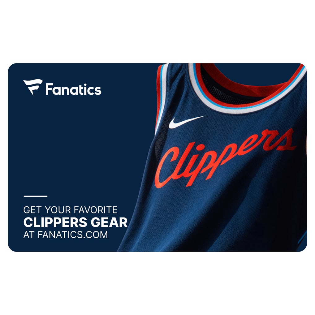 LA Clippers Fanatics eGift Card ($10 - $500)