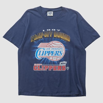 LA Clippers Lee Apparel 1997 T-shirt - Navy - XL by Fanatics Real Vintage