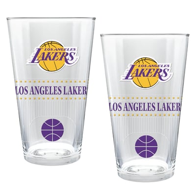 LA Clippers Two-Piece 16oz. Stadium Pint Glass Set