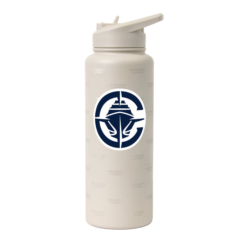 LA Clippers Logo Brands 34oz. Sand Ghost Quencher Bottle