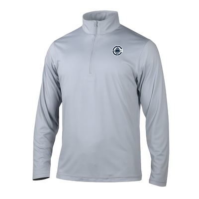 LA Clippers Columbia Fairway Break Quarter-Zip Pullover - Gray