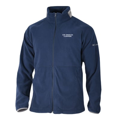 LA Clippers Columbia Everest Ridge Full-Zip Fleece Jacket - Navy