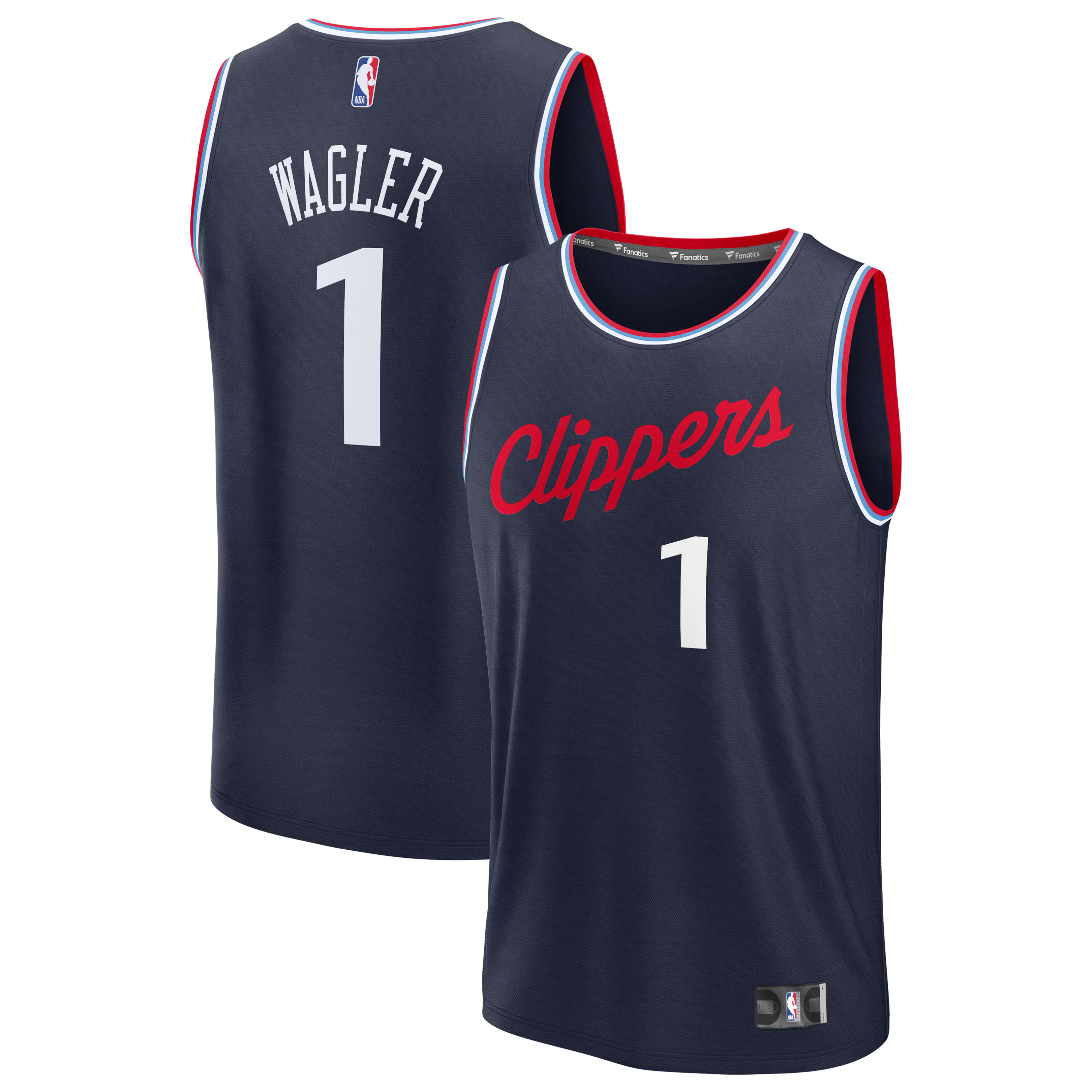 Men's LA Clippers Keaton Wagler Fanatics Navy 2026 NBA Draft First ...