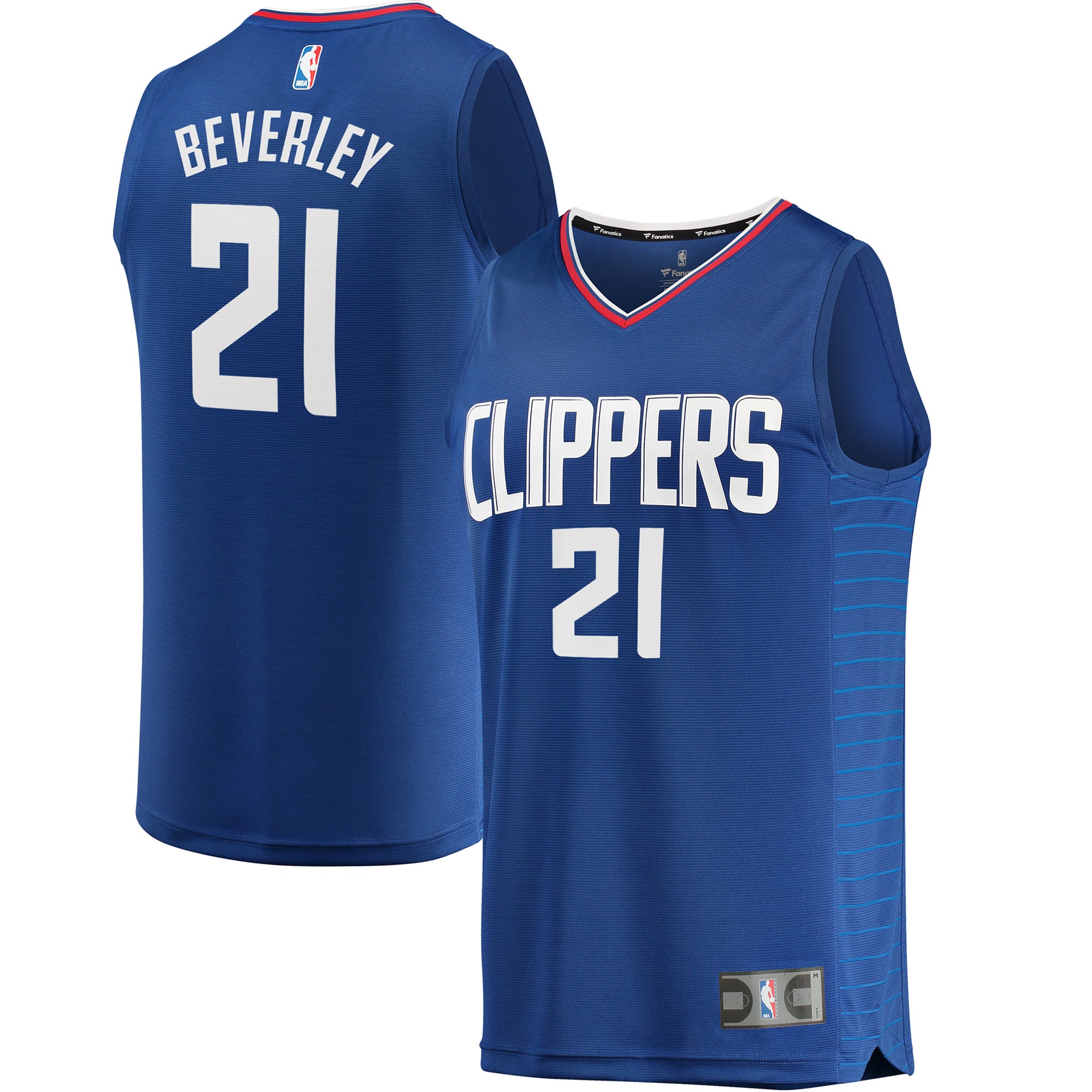 Men's LA Clippers Patrick Beverley Fanatics Blue Fast Break