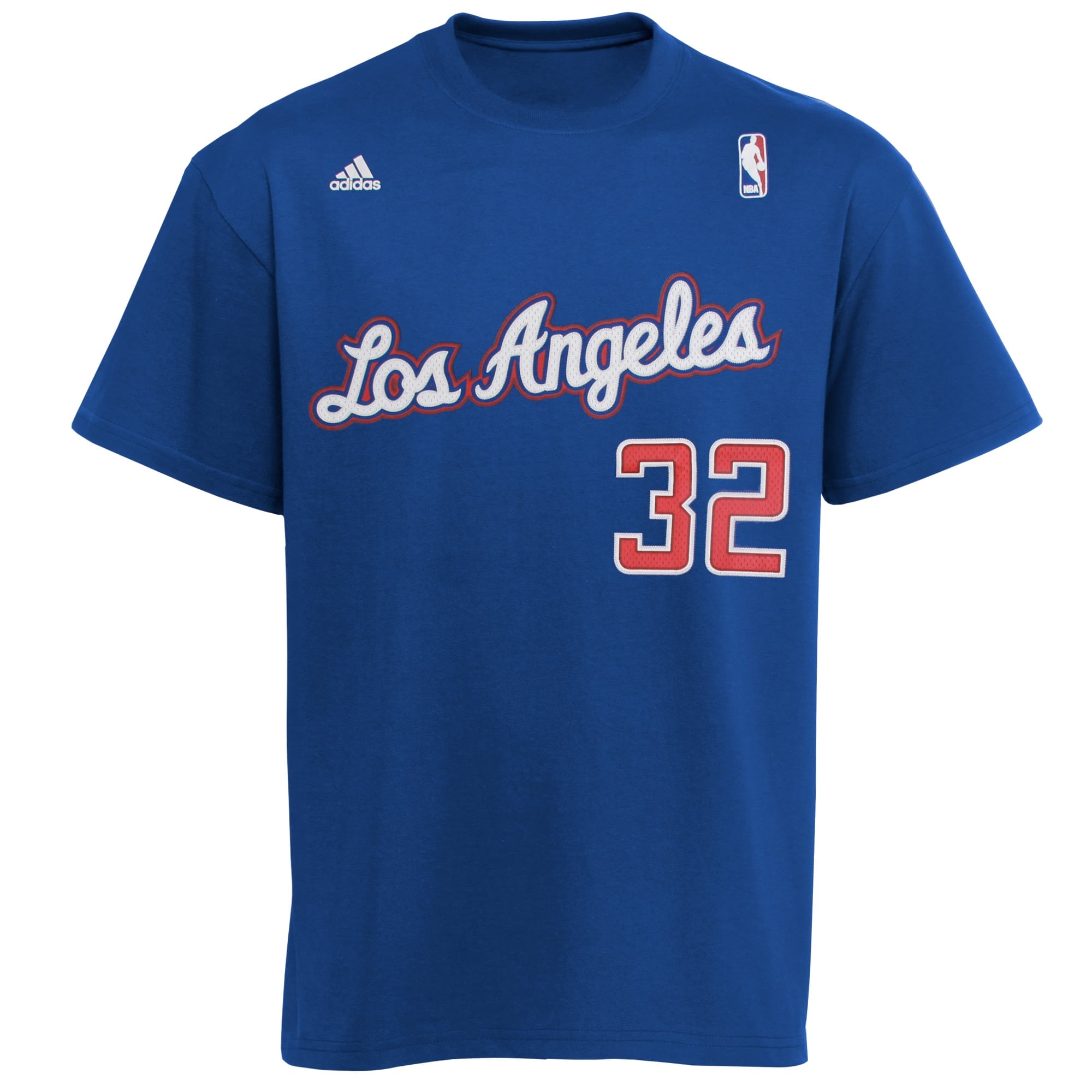 Mens LA Clippers Blake Griffin adidas Royal Blue Game Time T-Shirt