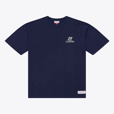  LA Clippers Mitchell & Ness Core Essentials T-Shirt - Navy