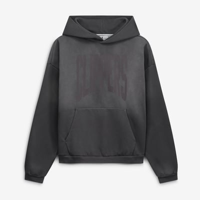 LA Clippers Nike 2026 Standard Issue Travel Washed Fleece Pullover Hoodie - Charcoal
