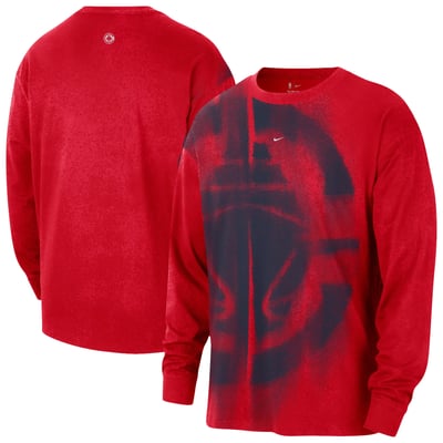 LA Clippers Nike 2026/27 Standard Issue Game Theater Team Anthem Long Sleeve T-Shirt - Red