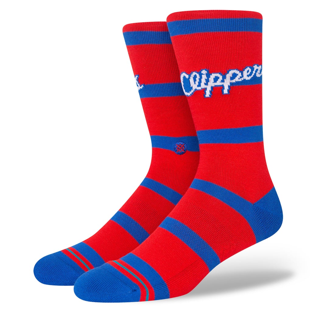 LA Clippers Stance Hardwood Classics Stripes Crew Socks