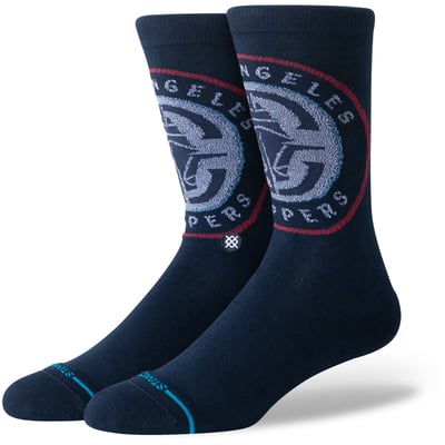  LA Clippers Stance Posterize Crew Socks - Navy