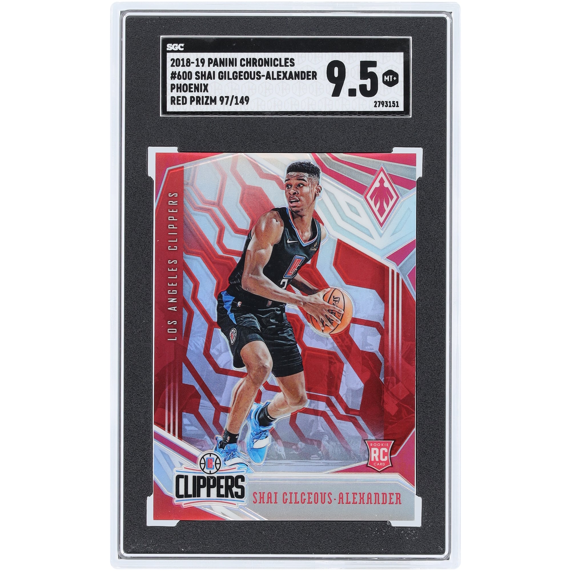 Shai Gilgeous-Alexander LA Clippers 2018-19 Panini Chronicles 
