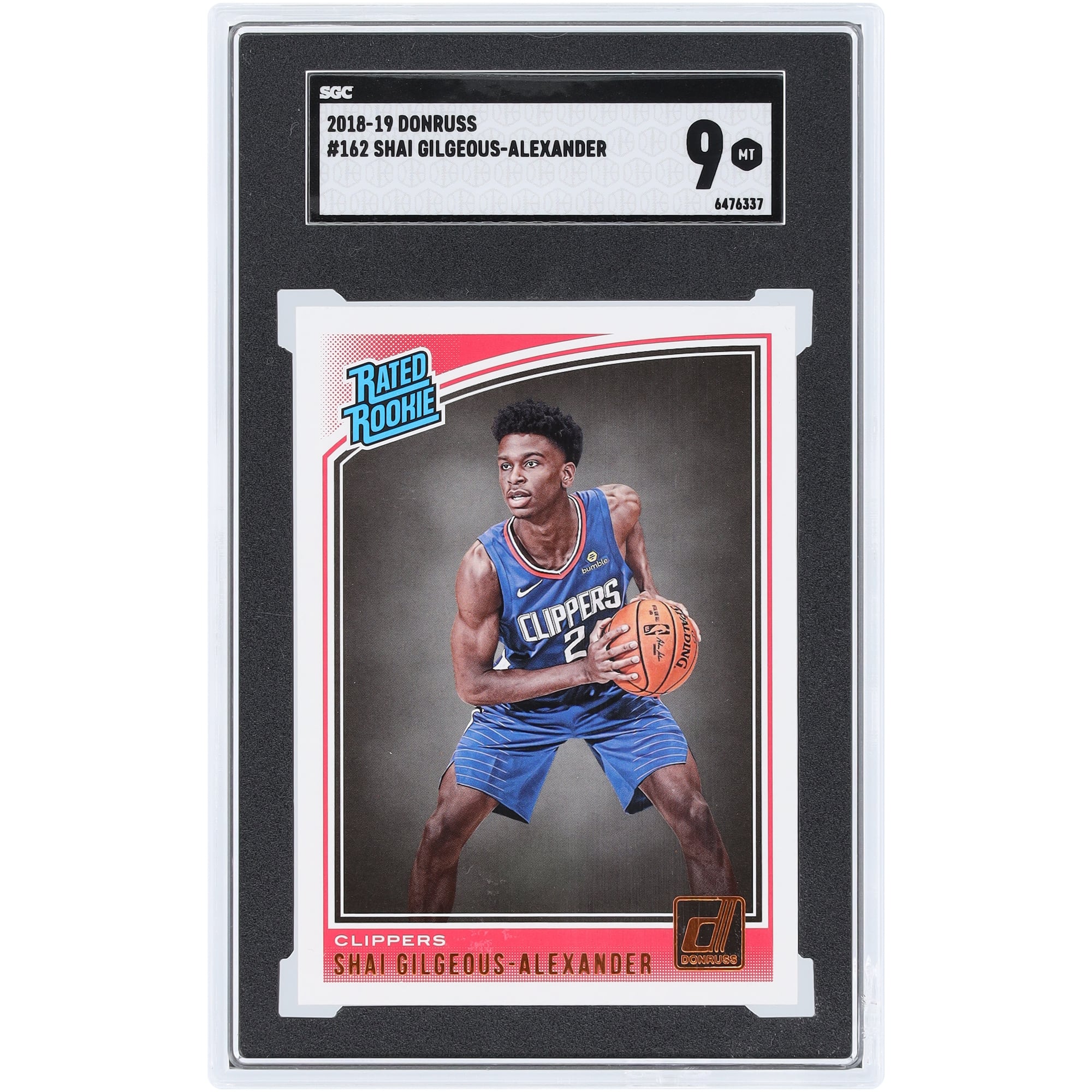 Shai Gilgeous-Alexander LA Clippers 2018-19 Panini Donruss #162 