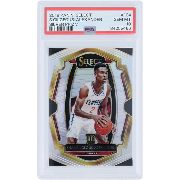 Shai Gilgeous-Alexander LA Clippers 2018-19 Panini Select Silver 