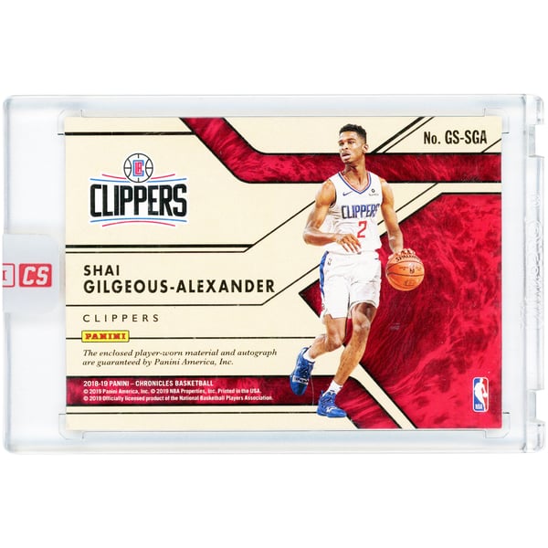 Shai Gilgeous-Alexander LA Clippers Autographed 2018-19 Panini 
