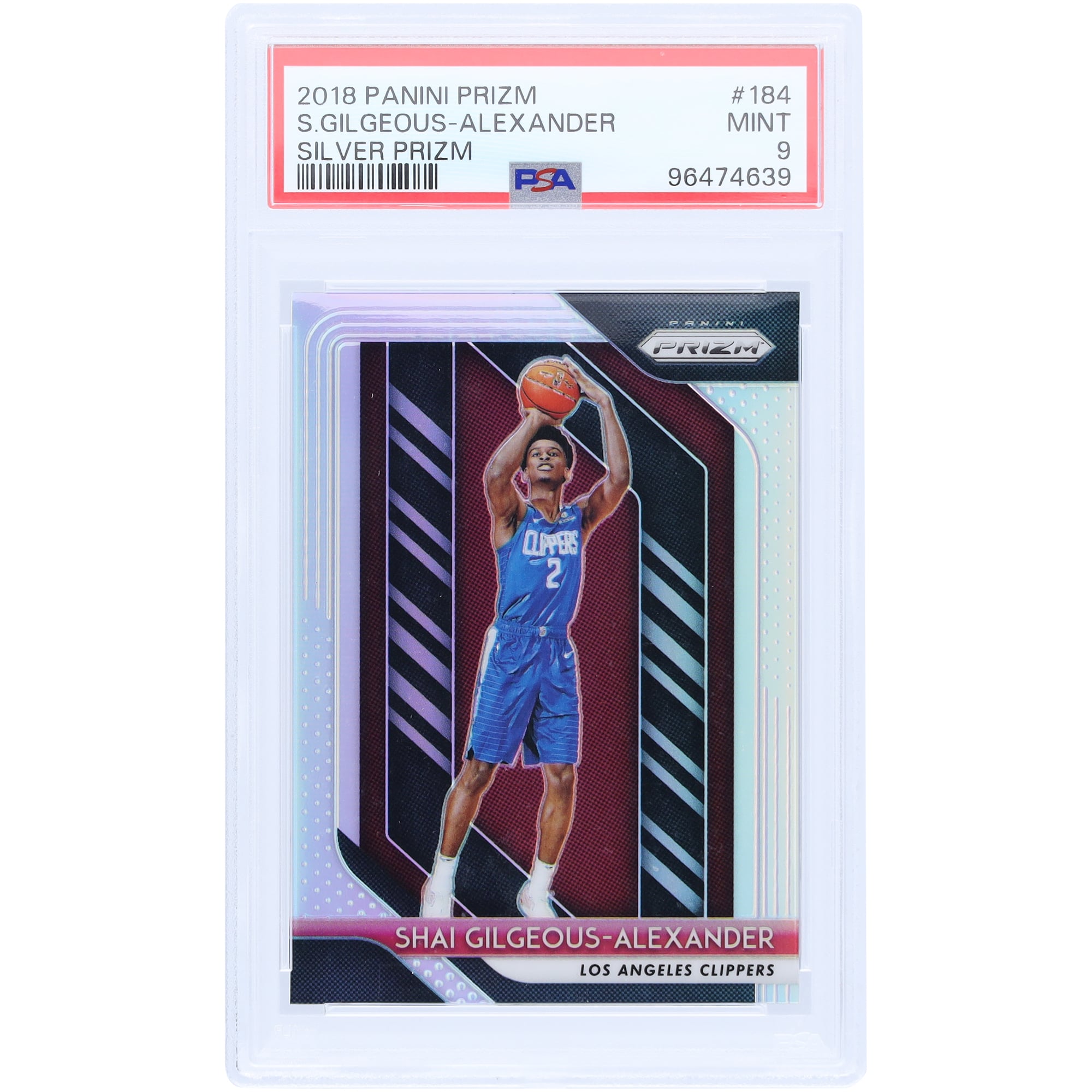 Shai Gilgeous-Alexander Los Angeles Clippers 2018-19 Panini Prizm 