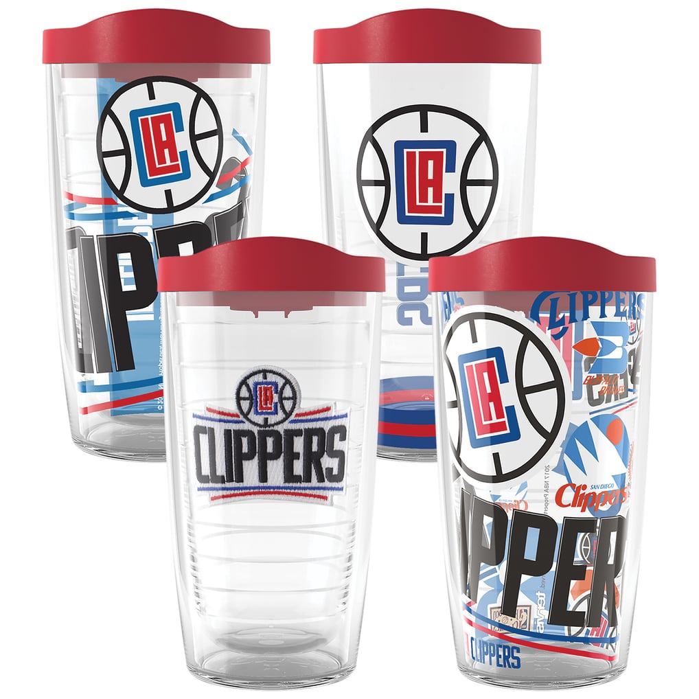 LA Clippers Tervis Four-Pack 16oz. Classic Tumbler Set