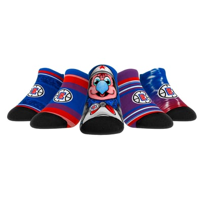  LA Clippers Rock Em Unisex Super Fan 5-Pack Low-Cut Socks - 