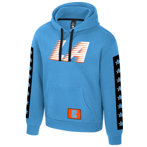 Los Angeles Clippers Logo Hoodie – Gildan Heavy Blend – S To 5XL – Black, Pullover, Long Sleeve